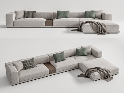 Modern Multiplayer Sofa 3d model