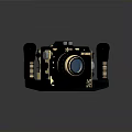 Power NE-2800 Electronic Device With Black Gold Design Blue Lens And Ergonomic Handles
