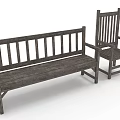Rustic Wooden Leisure Chair Collection Featuring Bench And Armchair Design For Relaxation