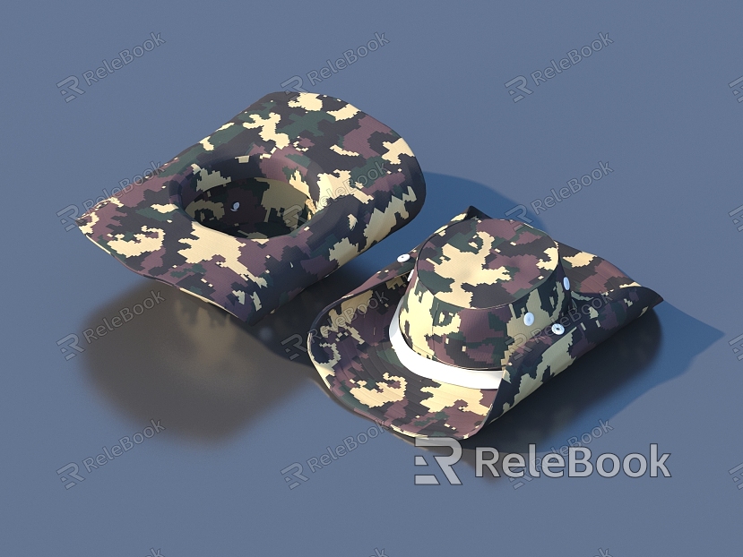 hat camouflage hat helmet military supplies model