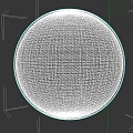 Detailed Moon Surface With Craters In Cosmic Space Exploration Mission