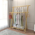 Hanger Shoe Rack Storage Rack 3d model