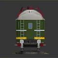 Red Headed Train Model With Colorful Carriages On Black Background And Reflection