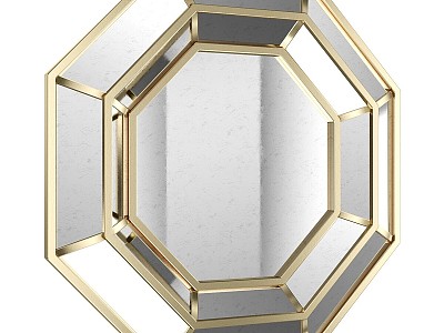 Retro Mirror Unreal Unpacking Mirror Wall 3d model