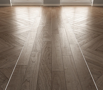 Modern Wood Flooring Retro Wood Flooring Herrings Wood Flooring Fishbone Wood Flooring 3d model