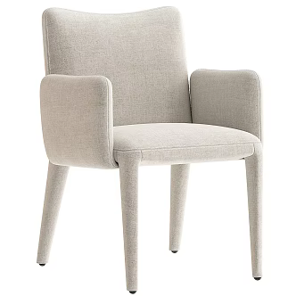 Fabric Dining Chair Fabric Single Chair Fabric Leisure Chair Fabric Backrest Chair Book Chair Armchair 3d model