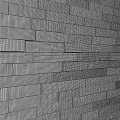 Gray Stone Wall Surface With Natural Stacked Texture And Decorative Pattern