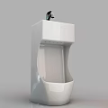 Urinal urinal with sink 3d model