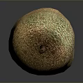 Fresh Ripe Jackfruit With Textured Green And Brown Skin On Dark Surface