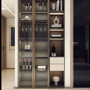 Wine Cabinet 3d model