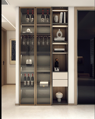 Wine Cabinet 3d model