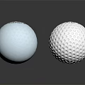 White Dimpled Golf Balls High Quality Sports Equipment With Reflection On Black Surface