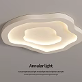 Modern Annular LED Ceiling Light with Stylish Contemporary Design for Home Lighting 3d model