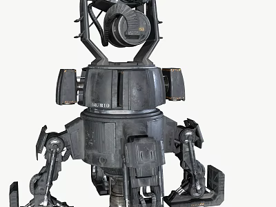 Smart Machine With Advanced Robotic Structure And Multiple Mechanical Limbs 3d model