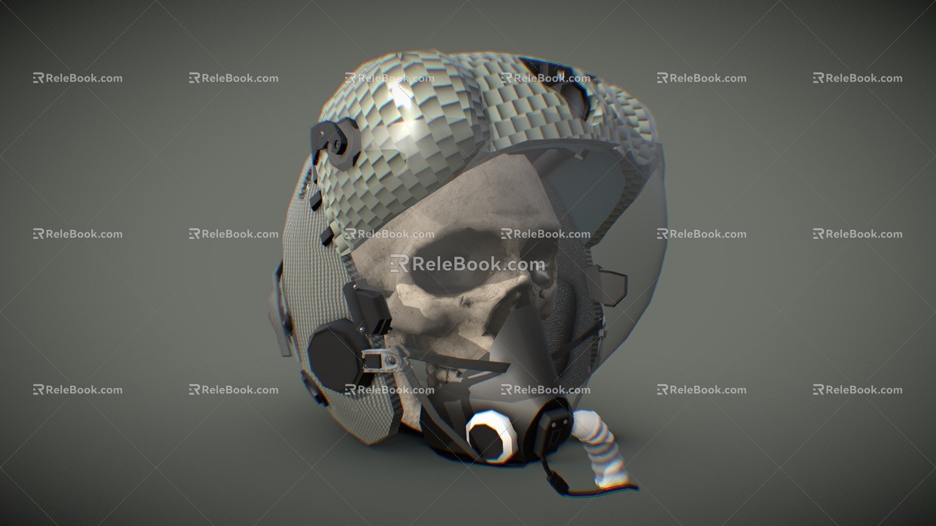 Pilot's Helmet 3d model