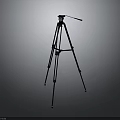 High Quality Electronic Camera Tripod With Adjustable Legs And Stable Base 3d model