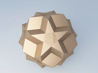 Modern ornaments Metal ornaments 3d model