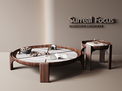 The combination of the silent wind tea table model