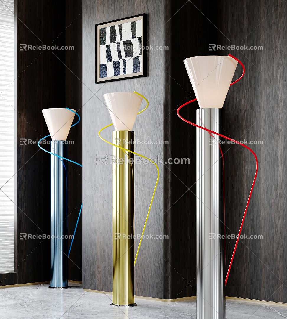 Moooi Metal Floor Lamp Decorative Lamp Table Lamp Art Device model