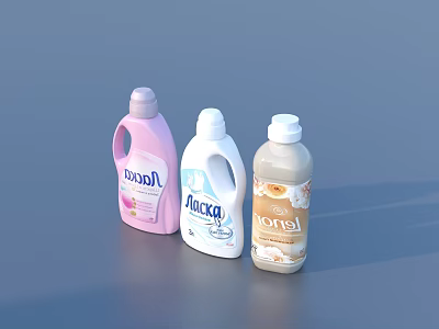 Body Soap Perfume Cosmetics Life Supplies 3d model