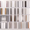 Stylish Curtains In Various Colors And Different Styles For Home Window Decor