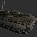 Tank Realistic Weapon Tank Soviet Tank War World War II Military Cannon 3d model