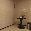 Elegant Luxury Restaurant Interior With Stylish Dining Tables Chairs And Decorative Plants