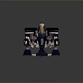 Mech Warrior Mech Soldier Machine Battlearm Mechanical Battlearm Machine Fighter Robot 3d model