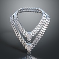 Modern Necklace Tianzhu Necklace Ornament Jewelry 3d model