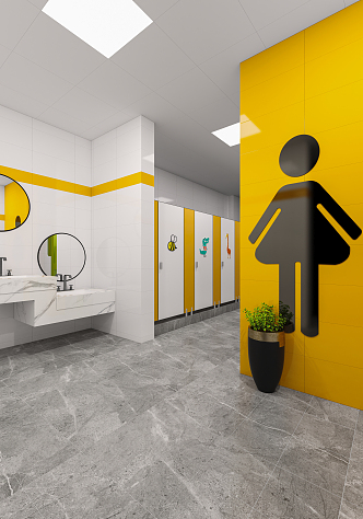 Modern toilet 3d model