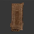 Intricate Ancient Architectural Ruins Model With Stone Columns Steps And Structure