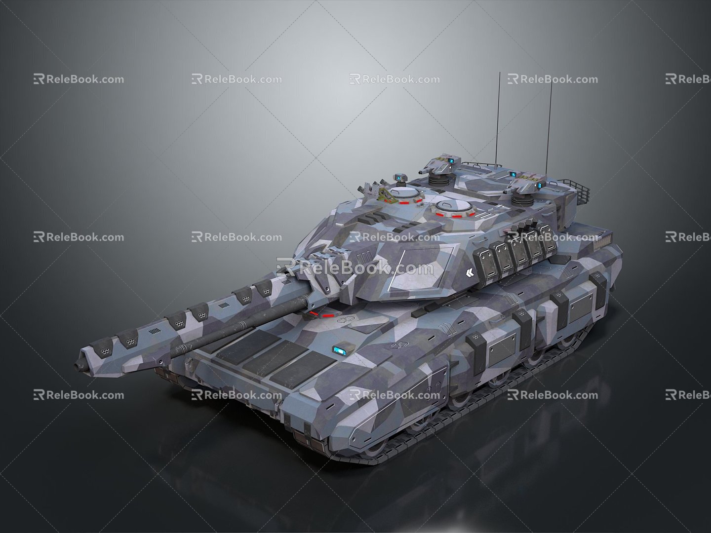 Modern Tank Sci-Fi Tank Future Tank Concept Tank 3d model