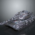 Modern Tank Sci-Fi Tank Future Tank Concept Tank 3d model