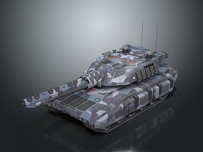 Modern Tank Sci-Fi Tank Future Tank Concept Tank 3d model