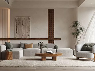 The Silent Living Room 3d model