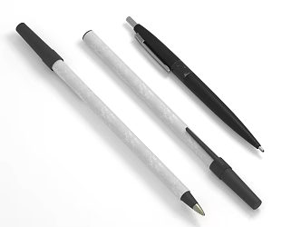 modern pen ballpoint pen 3d model