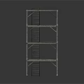 Industrial Metal Storage Rack With Multi Tier Shelves For Equipment