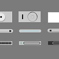 Yuba linear Yuba square lamp 3d model