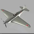 Vintage Propeller Airplane Model With Light Colored Body Red Star Symbols On Wings And Tail