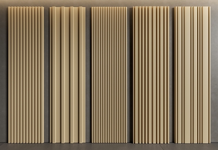 Modern wall panel Great wall panel 3d model