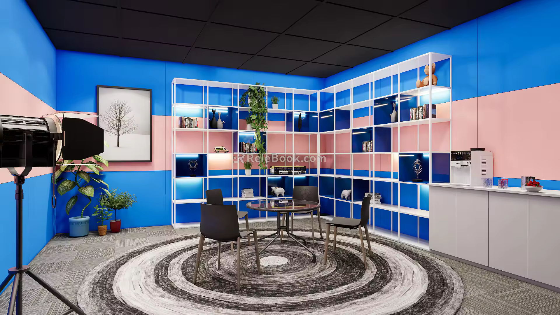Modern Studio Public Security Bureau Studio 3d model