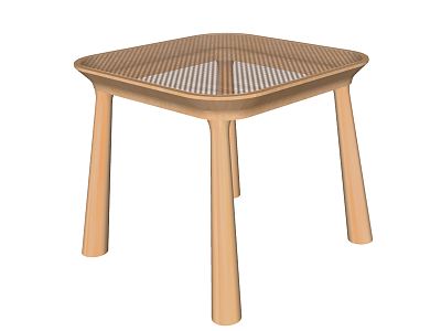 Nordic Stool Wooden Stool Casual Stool Small Bench model