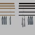 Modern Drying Rack Embedded Hidden Drying Rack 3d model