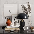Modern ornaments combination table lamp display ornaments combination 3d model