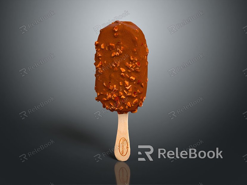 Modern Ice Cream Cold Drink Popsicle Popsicle model