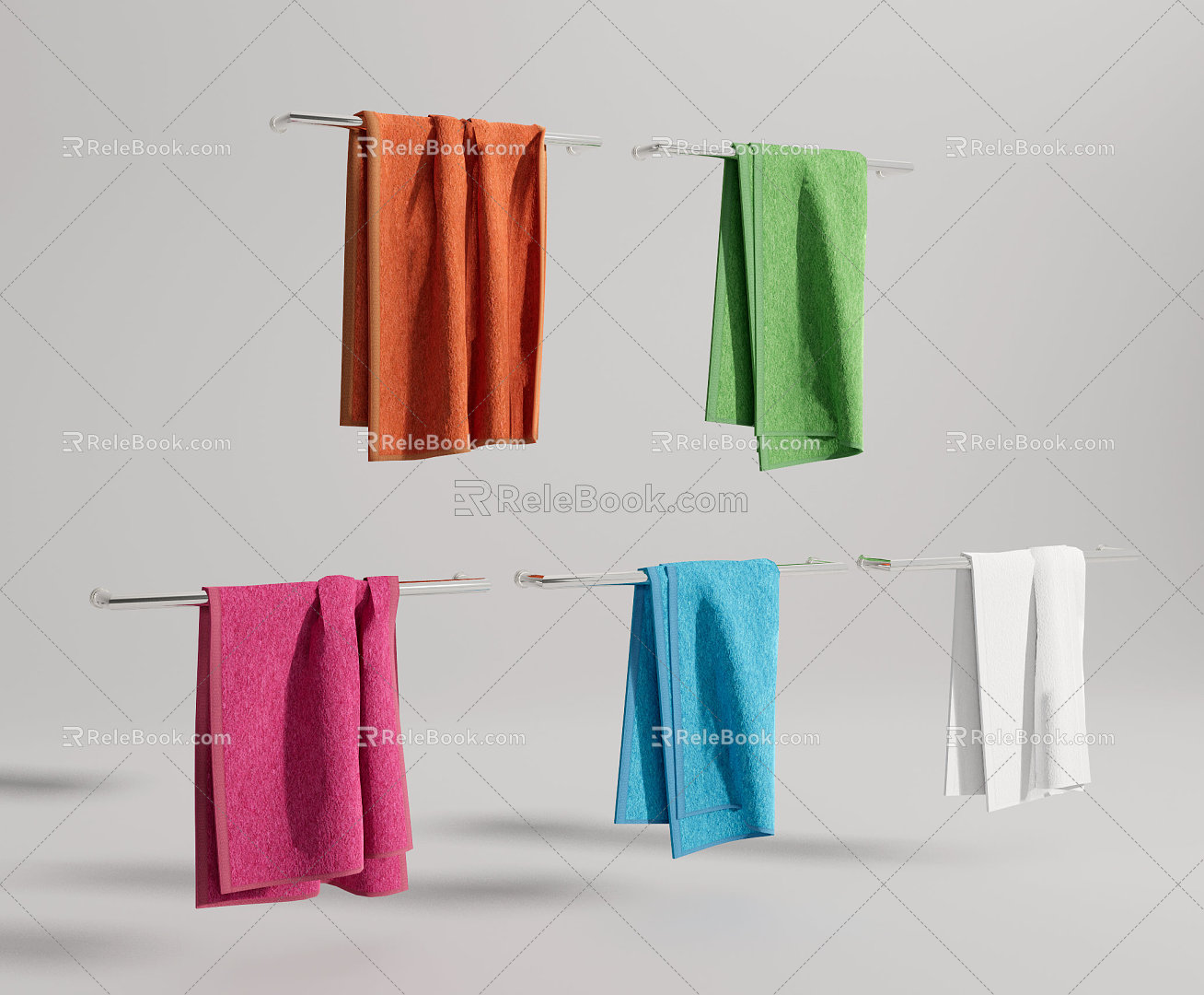 Modern Towel Towel Bar Towel Combination model