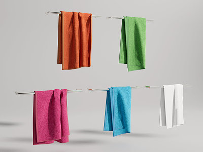 Modern Towel Bar Towel Combination model