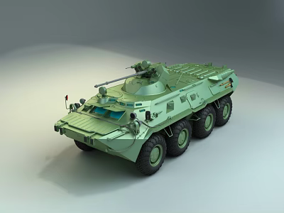 modern tank land warfare armored vehicle 3d model