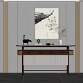 New Chinese-style Duan Jing Tai Duan Jing Strip Case 3d model