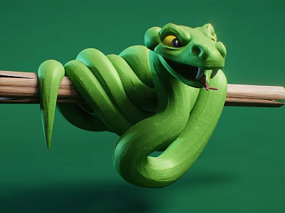 The Modern Snake 3d model